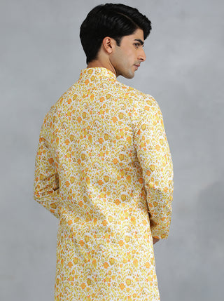 stylish yellow kurta