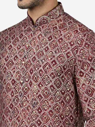 Wine Kurta for Men