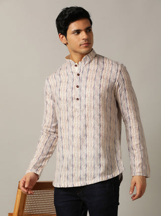 Multi Printed Kurta For Men