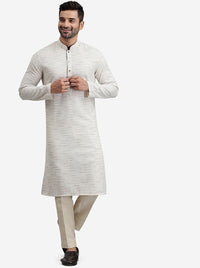 Light Grey Kurta for Men