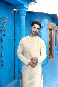 Sorbat Yellow Kurta for Men