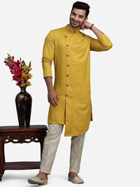 Mustard Yellow Kurta for Men