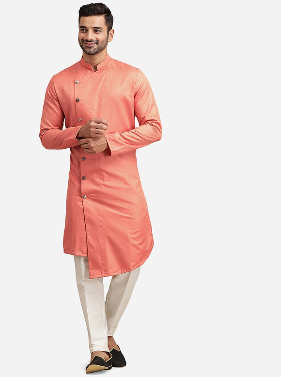 Gajri Pink Kurta for Men – The Kurta Company