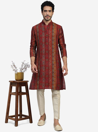 Maroon Kurta for Men