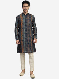 Navy Blue Kurta for Men