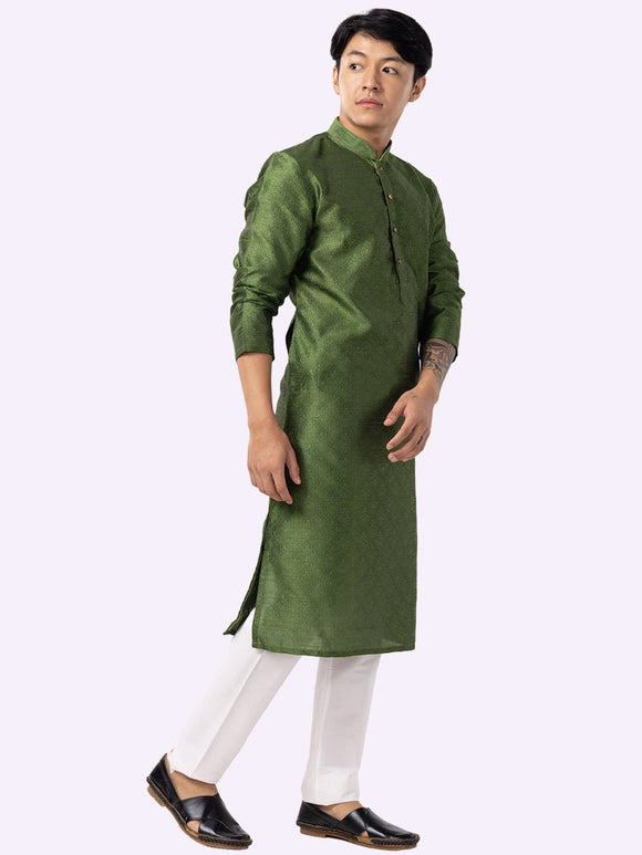 KURTA GREEN CHECK