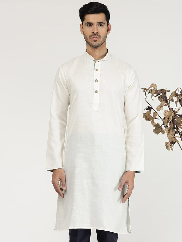 Milky White Kurta Set