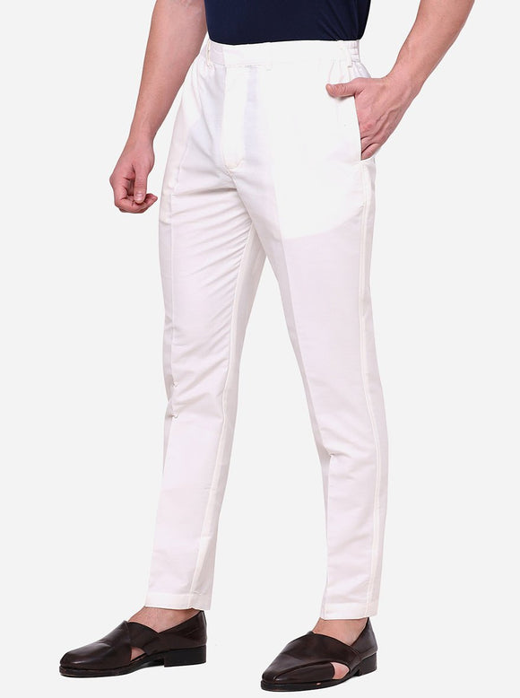 White Kurta Imported Aligadhi main image 0